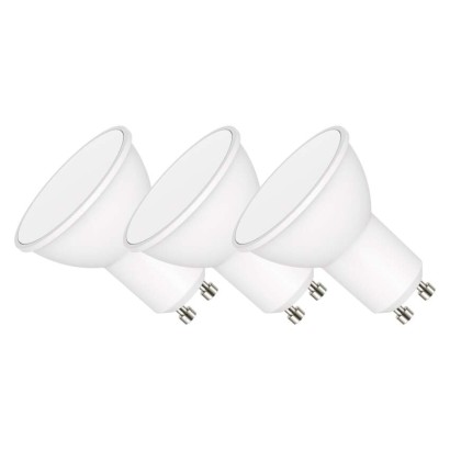 Set GoSmart: 3x LED Lampe GU10 / 4,8W / RGB / dimmbar / WiFi