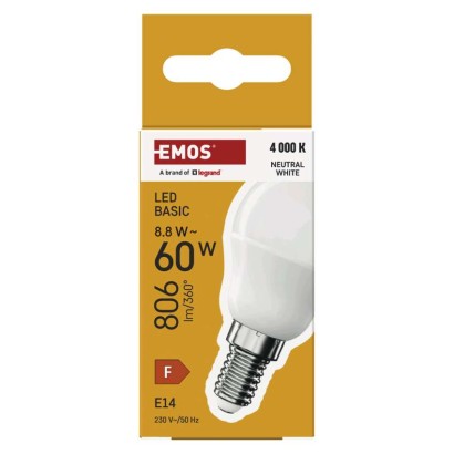 LED Lampe Basic MINI GLOBE E14 / 8,8 W (60 W) / 806 lm / NeutralWeiß