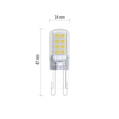 LED žárovka Classic JC / G9 / 2,5 W (32 W) / 350 lm / neutrální bílá
