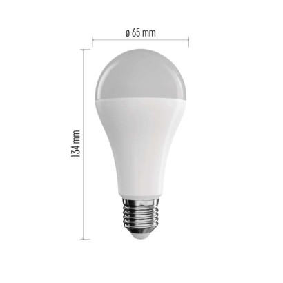 LED Lampe GoSmart A65 / E27 / 14 W (94 W) / 1 400 lm / RGB / dimmbar / Zigbee