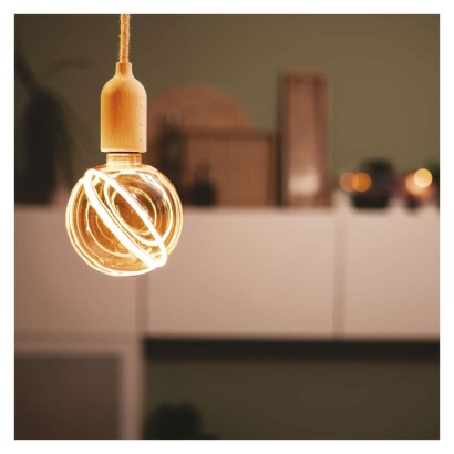 LED žárovka DECO G130SRA / E27 / 4 W (22 W) / 220 lm / flame