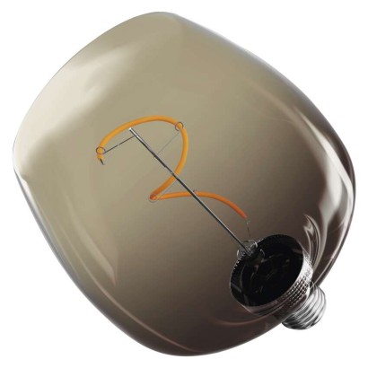 LED žárovka DECO S123 / E27 / 4 W (16 W) / 150 lm / flame