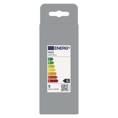 LED žárovka DECO SMOKED ST64 / E27 / 4,5 W (19 W) / 180 lm / flame