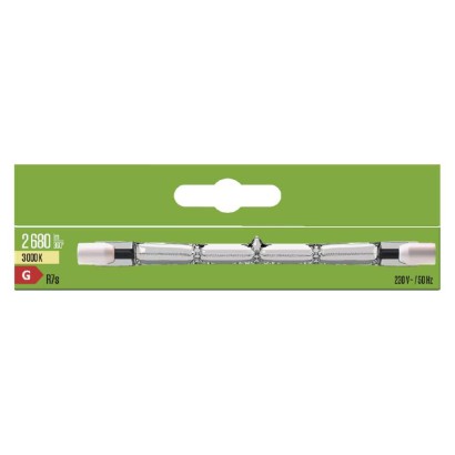 Linijinė halogeninė lemputė J118 140 W R7s šiltai balta