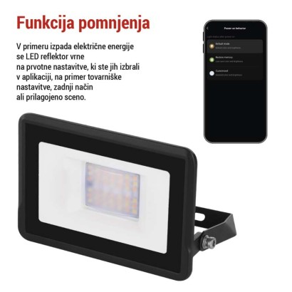 GOSMART LED reflektor 20W, 1720 lm, RGB+CCT, IP65