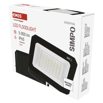 LED reflektor SIMPO 50 W nevtralna bela