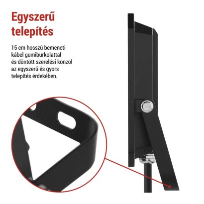 LED reflektor SIMPO 50 W természetes fehér