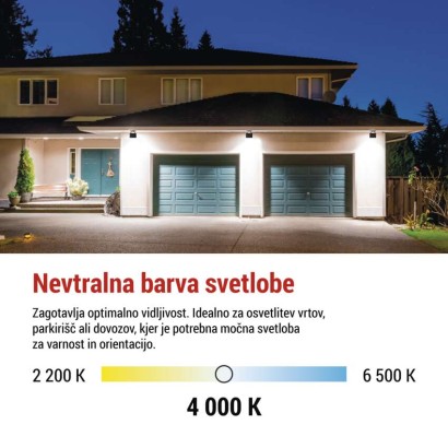 LED reflektor SIMPO 50 W nevtralna bela