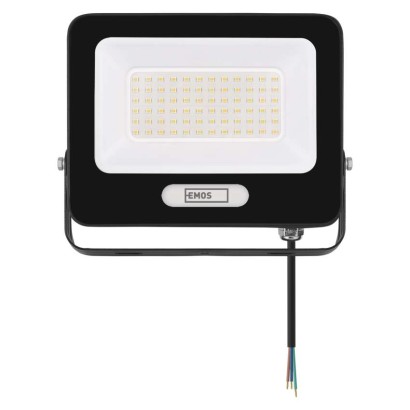 LED reflektor GLARO 50W, černý, IP65, 5000 lm, neutrální bílá