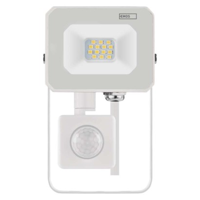 LED reflektor SIMPO, 10W, PIR, neutrální bílá