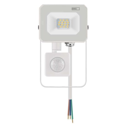 LED reflektor SIMPO, 10W, PIR, neutrální bílá