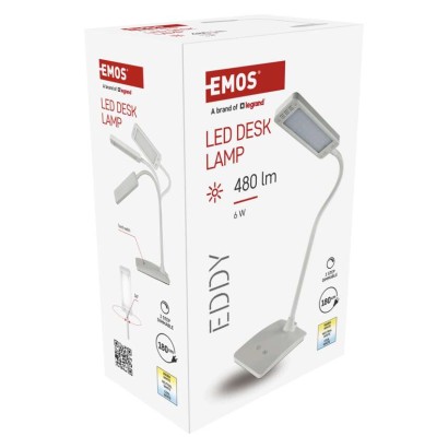 LED Schreibtischlampe EDDY, weiss