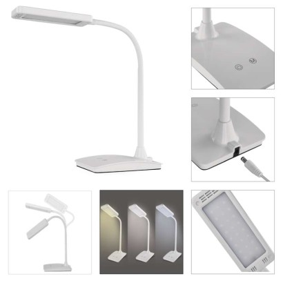 LED Schreibtischlampe EDDY, weiss