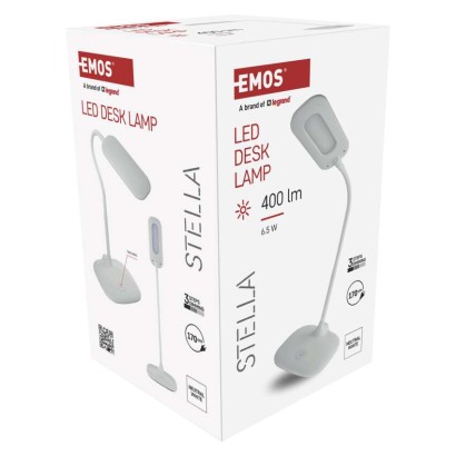 LED stolní lampa STELLA, bílá