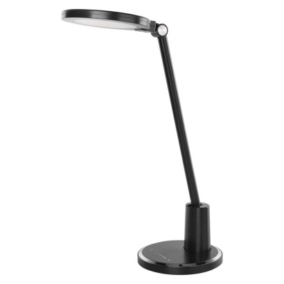 LED stolná lampa WESLEY, čierna