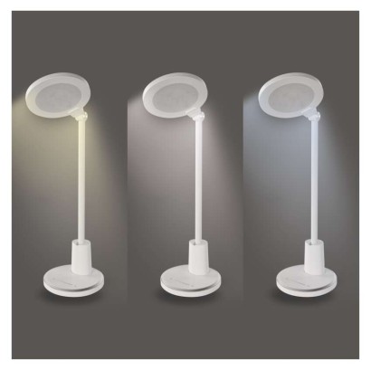 LED Schreibtischlampe WESLEY, weiss