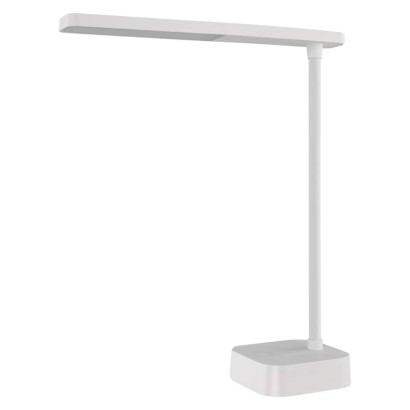 LED stolní lampa LUCY, nabíjecí, bílá