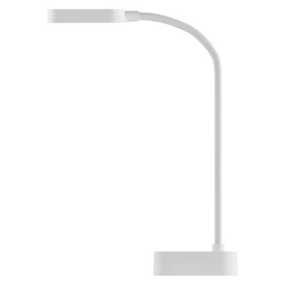 LED stolní lampa EMILY, nabíjecí, bílá