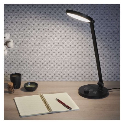 LED galda lampa CHARLES, melna
