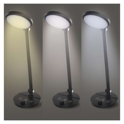LED galda lampa CHARLES, melna