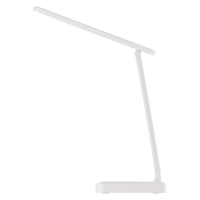 LED stolní lampa AMY, nabíjecí, bílá