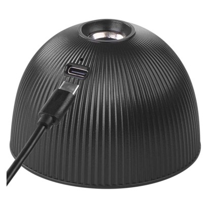 LED stolní lampa SOPHIE, nabíjecí, černá