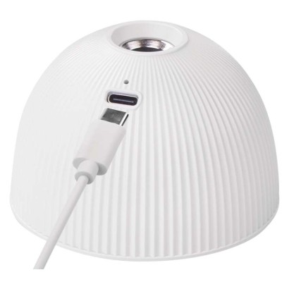 LED stolní lampa SOPHIE, nabíjecí, bílá