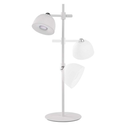 LED stolní lampa SOPHIE, nabíjecí, bílá
