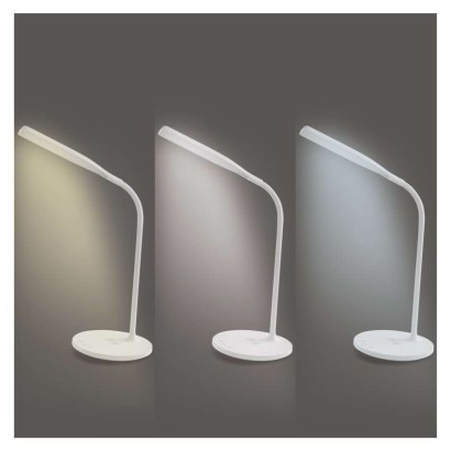 LED stolní lampa OSCAR, bílá