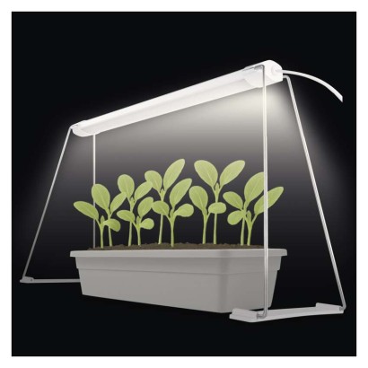 LED svetilka za rastline polnega spektra za setev, 28 LED diod, časovnik