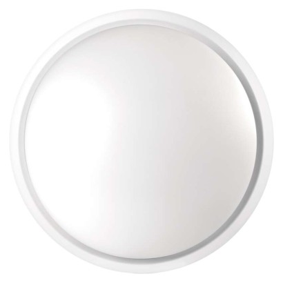 LED Deckenleuchte, rund, schwarz/weiss 14W warmweiss