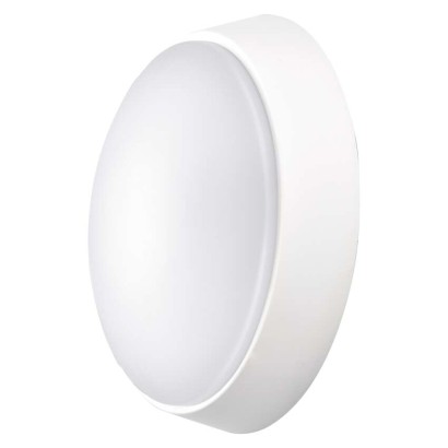 LED Deckenleuchte, rund, schwarz/weiss 14W warmweiss