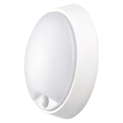 LED Deckenleuchte mit Bewegungsmelder, rund, schw./w. 14W WW