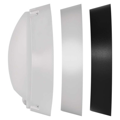 LED Deckenleuchte mit Bewegungsmelder, rund, schw./w. 14W NW