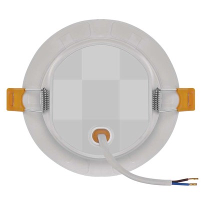 LED-Einbauleuchte RUBIC, rund, weiß, 9W, neutralweiß