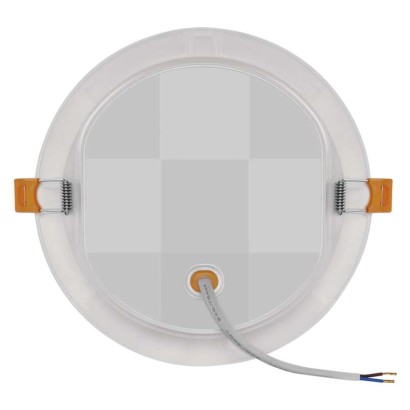 LED-Einbauleuchte RUBIC, rund, weiß, 18W, neutralweiß