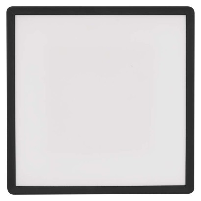LED-Anbauleuchte FLORI quadrat, schwarz, 18W, neutralweiß