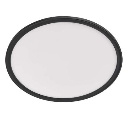 LED-Anbauleuchte FLORI rund, schwarz, 22W, neutralweiß