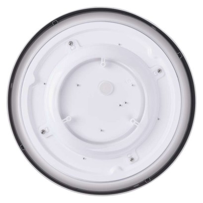 LED-Anbauleuchte RORI rund, schwarz,17W, mit Farbtemperatur-Änderung