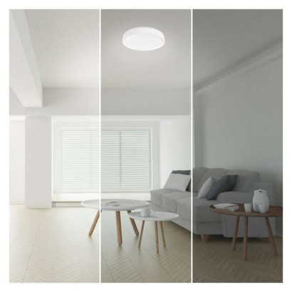 Intelligente LED-Leuchte GoSmart, Einbau, rund, 45W, CCT, dimmbar, WiFi