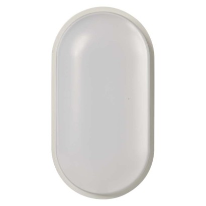 LED Wandleuchte, oval, weiss 20W neutralweiss, IP65