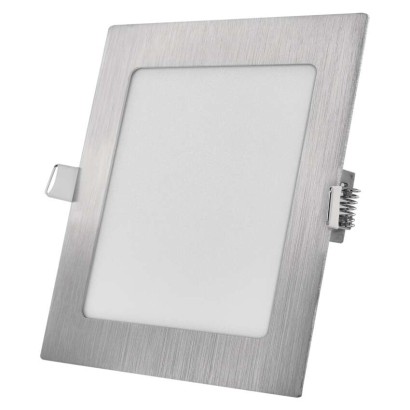 LED-Einbauleuchte NEXXO, quadratisch, silber, 12,5W, mit Change CCT