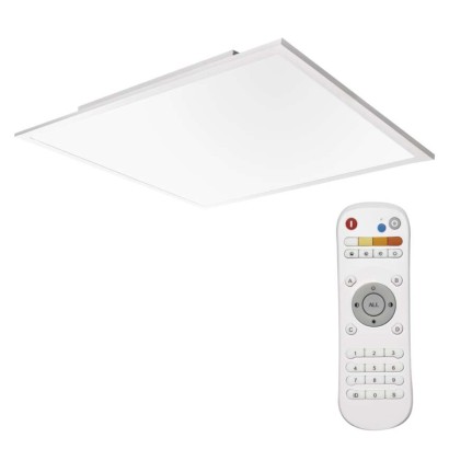 LED svítidlo RIVI 60 x 60 cm, 40 W, teplá-studená bílá, stmívatelné s ovladačem