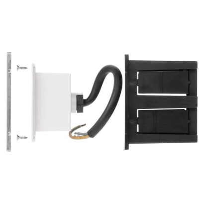 Orientacijsko LED svetilo AMAL, vgradno, kvadratno, 2W IP65, toplo bela
