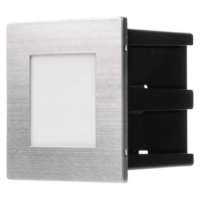 LED Treppenlicht – Einbauleuchte 80×80 2W neut. weiss IP65