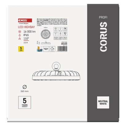 LED Hallenstrahler HIGHBAY CORUS 133W