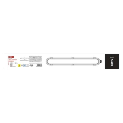 LED prachotěsné svítidlo MISTY 18W CCT, IP66