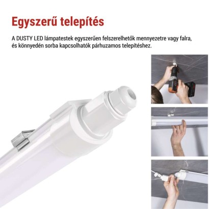 EMOS LED porálló lámpa DUSTY 18W IP65 1700lm természetes fehér