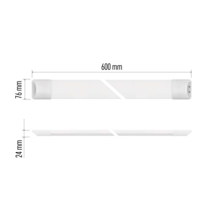 LED-Langfeldleuchte MINO 20W, neutralweiß