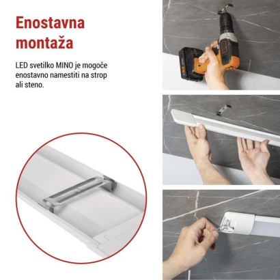 LED linearno svetilo MINO, 50W, nevtralno bela